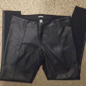 Express patent leather leggings